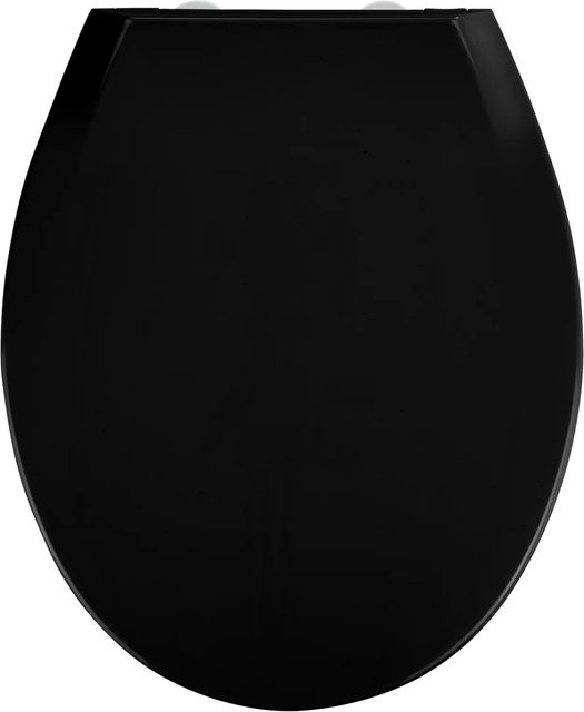 Wenko WC-Sitz Kos Easy Close aus Thermoplast in Schwarz - Bild 1