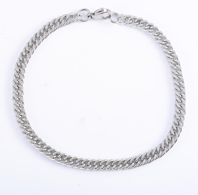 Armband Edelstahl, Silber, Herren, 22cm - Bild 1