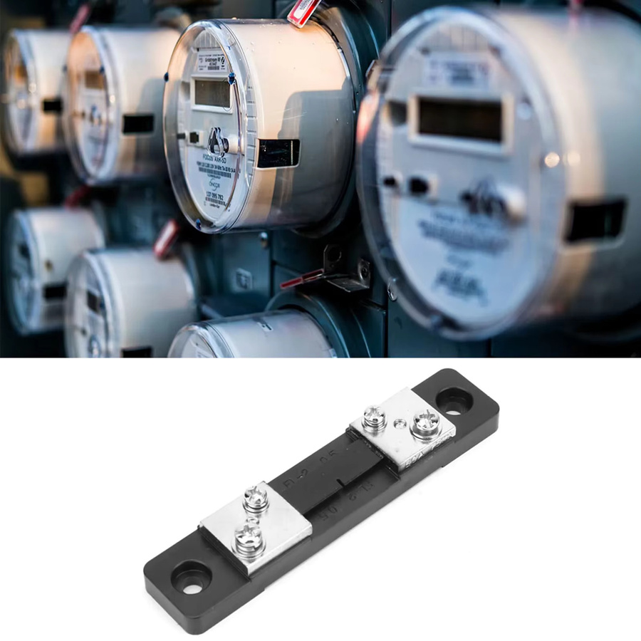 KKMOON Strom Shunt Widerstand FL-2 75mV in Schwarz für digitales Amperemeter und Analogmeter (50A/100A) - Bild 2