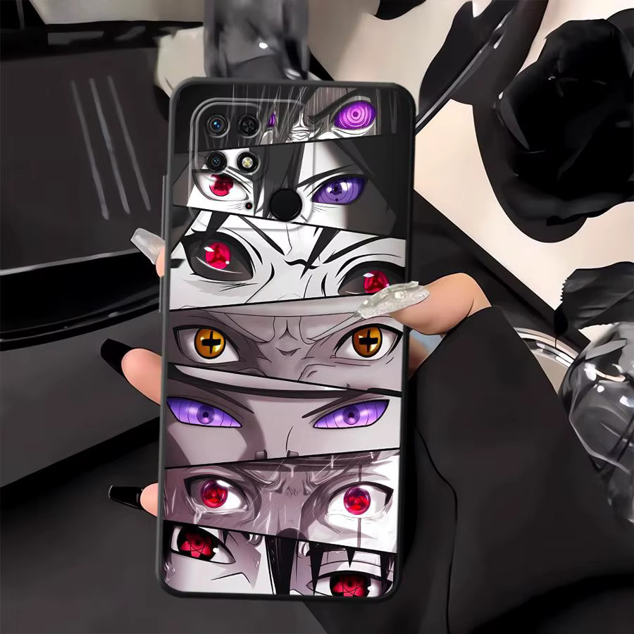 Schwarze weiche Handyhülle mit Anime Naruto Design für Xiaomi Redmi 9 10 12C 13C und weitere Modelle - Bild 5