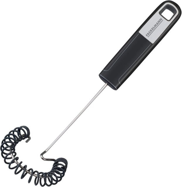 Fackelmann Quirl Sense in Schwarz aus Edelstahl und Silikon, Höhe: 27 cm - Bild 1