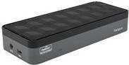 Targus Universal Docking Station mit USB-C und Thunderbolt 3, 4 x DisplayPort, 4 x HDMI und GigE Ethernet in Schwarz-Grau - Bild 1