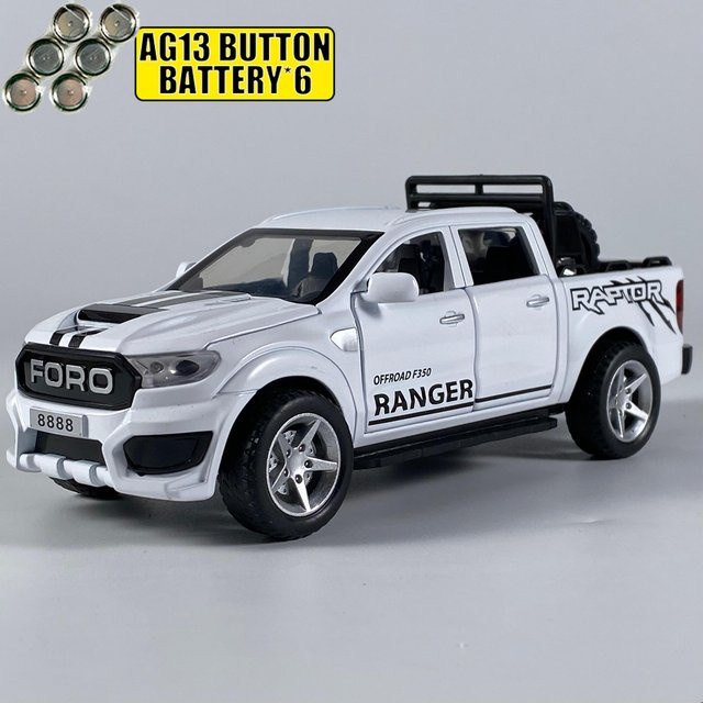 Linyi toy car Ford Ranger Raptor Stil Offroad Pickup, Modellauto, 1:32, ab 18 Jahre - Bild 1