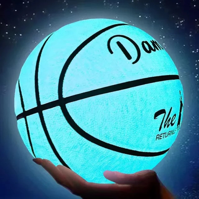 Glow In Night Glow Basketball, Outdoor, PU, weiches Leder - Bild 1