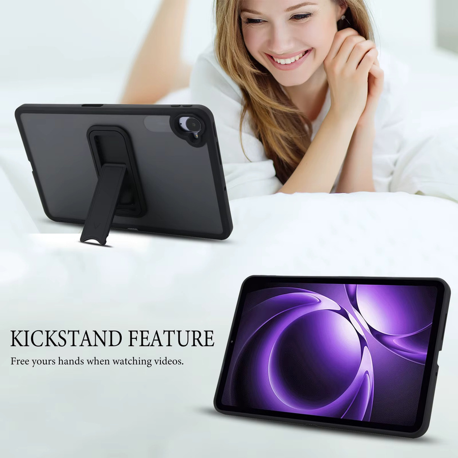 Xiaomi Redmi K Pad 8,8 Zoll 2025 Schutzhülle mit Standfunktion aus PC und TPU in Schwarz - Bild 5