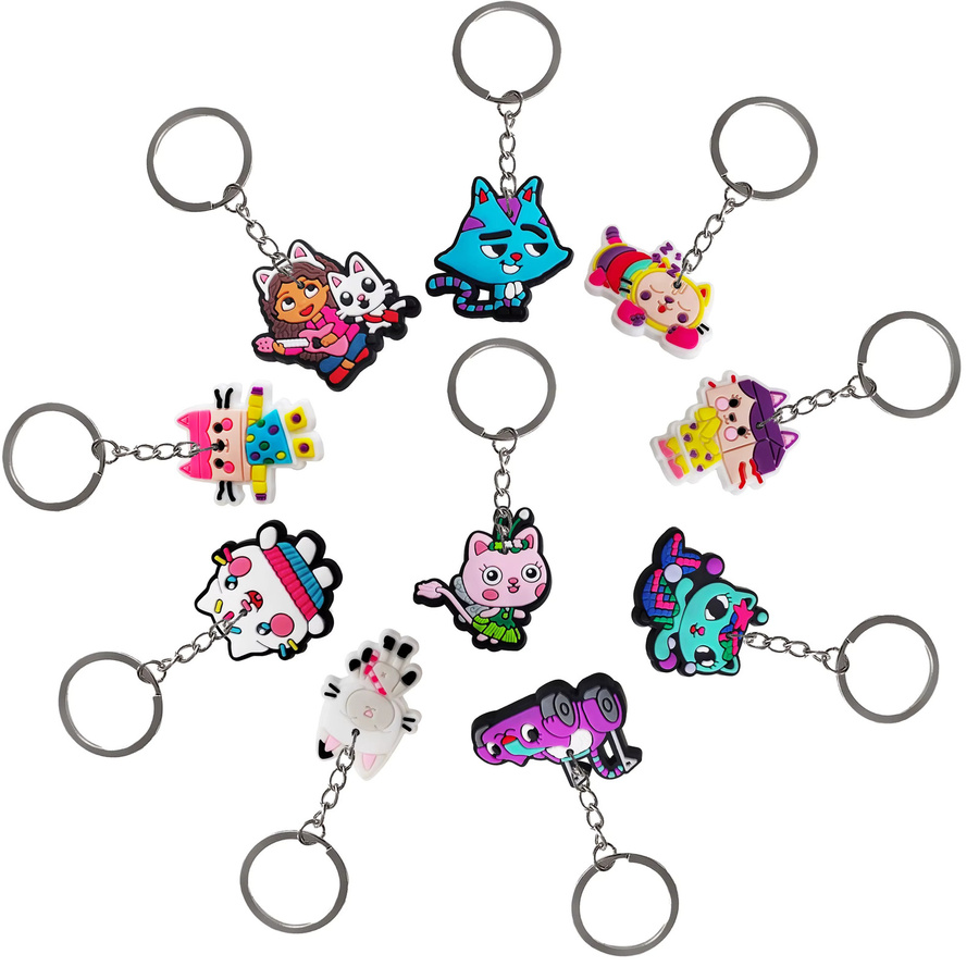 Disney Gabby Dollhouse Party-Geschenke, Katzen-Tattoo-Aufkleber, Schlüsselanhänger, Armband, Geschenktüte, Klassenzimmer-Belohnungen, Geburtstagsparty-Piñata-Füller - Bild 3