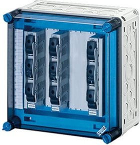 Hensel Sicherungsgehäuse 3x3x63A D02 Mi 3266 Sicherungshalter 63 A - Bild 1