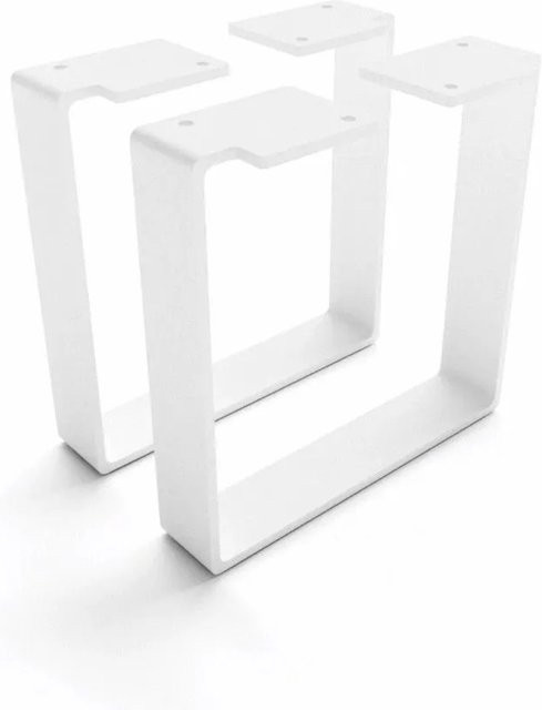 HEVVA Möbelfüße LUXEMBURG 2er Set Weiß, Höhe: 20 cm, Tiefe: 20 cm - Bild 1