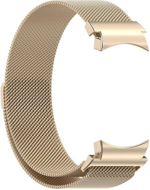 Uhrenarmband Milanese Loop-Band Edelstahl, beige, 20 mm, Unisex - Bild 1
