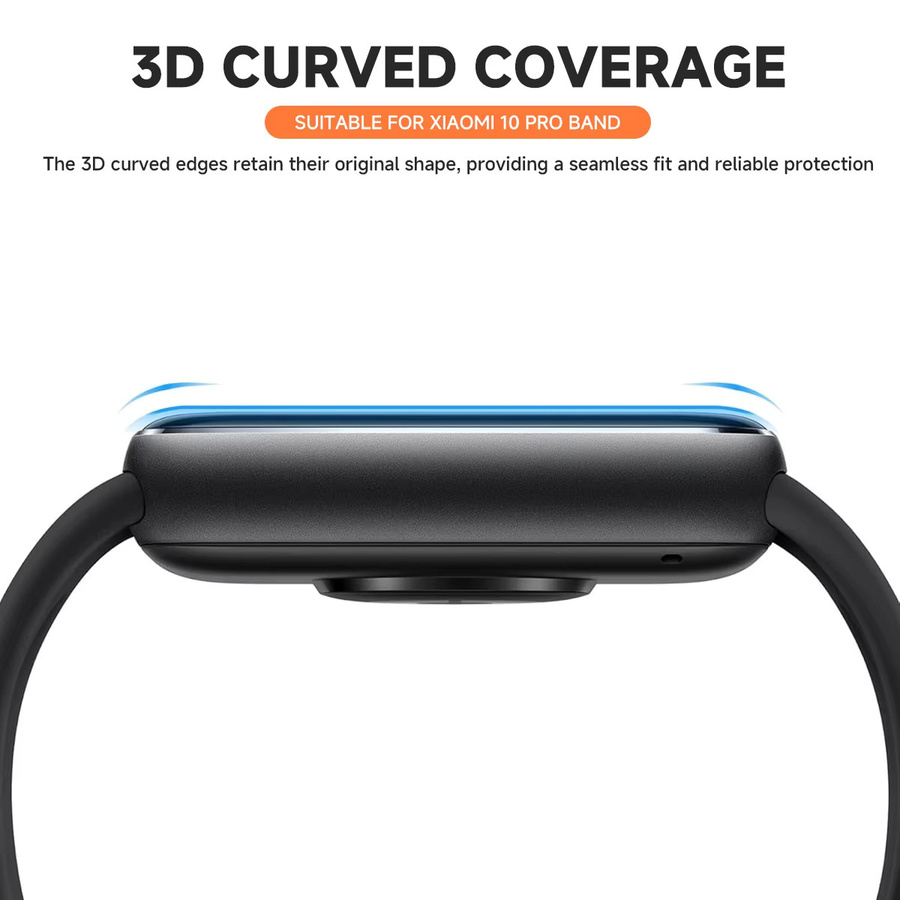 CAOWTAN Displayschutzfolie Xiaomi MiBand 10Pro, Silikon, transparent, Unisex - Bild 2