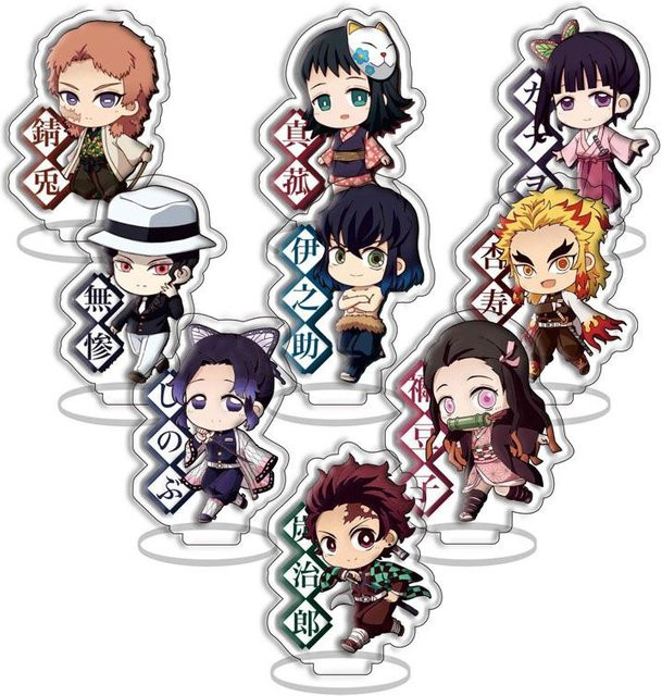 Yiran toy 1 Demon Slayer Kimetsu no Yaiba Tanjiro Nezuko Acryl Schlüsselanhänger Anime - Bild 1