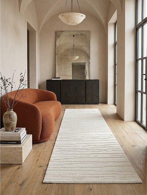 Pflegeleichter Läufer CETINA von Kadima Design in Creme, B/T: 80 x 300 cm - Bild 1