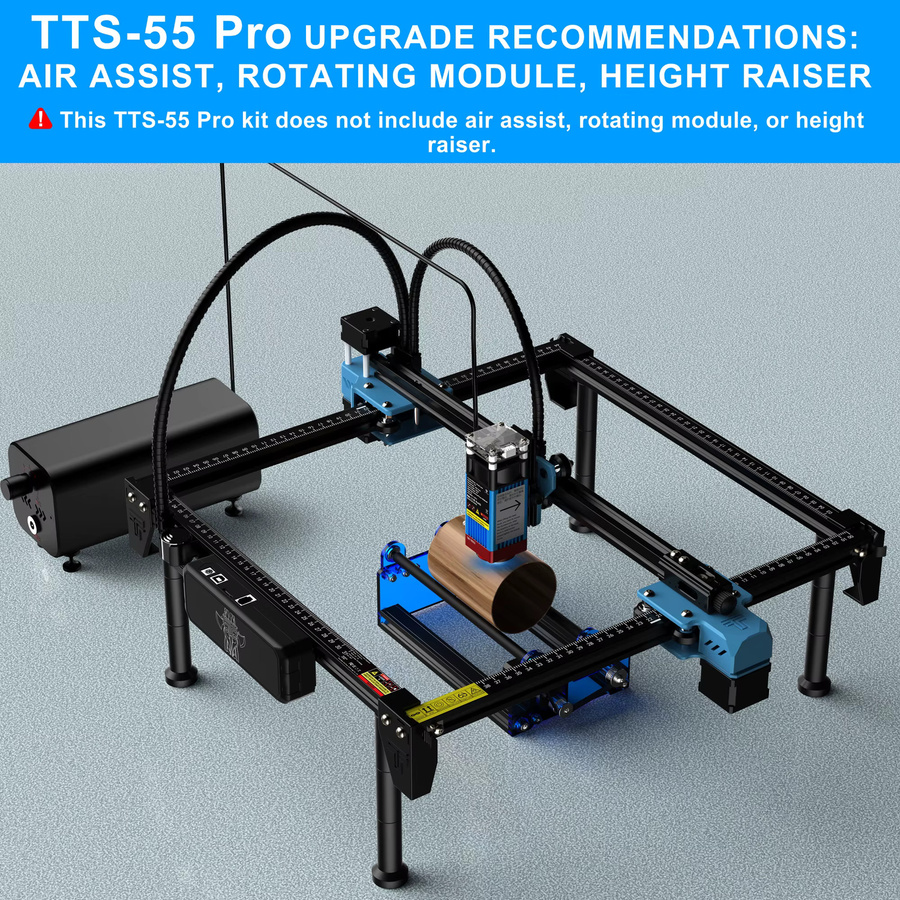 Twotrees CNC Laser Gravurmaschine mit 40W/80W Leistung und Wifi-Steuerung zum Schneiden von Holz, MDF, Acryl und Metall - Bild 4