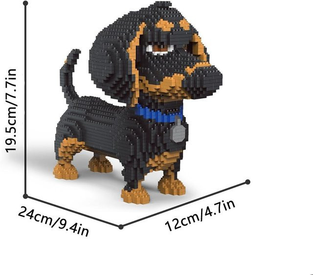 Linyi toy Hund Bausatz ab 14 Jahren - Bild 1