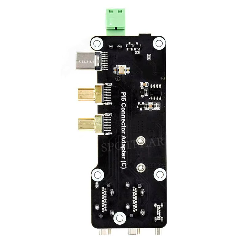 Raspberry Pi 5 PCIe auf M.2 Multifunktions-Adapterplatine mit Dual 4K HDMI-Ausgang in Schwarz - Bild 4