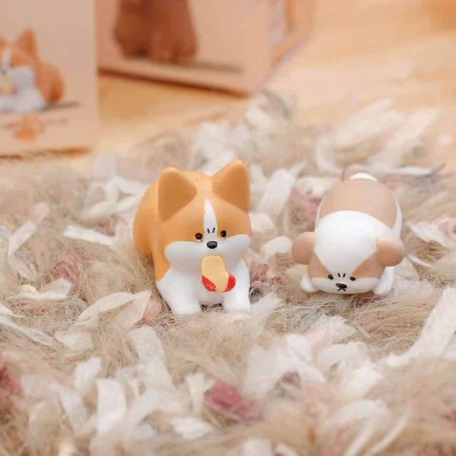 Bandai Hunde-Blindbox, Shiba Inu & Corgi, Tischdekoration - Bild 1