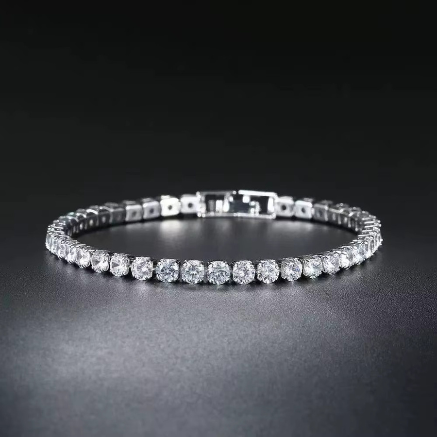 SAY Kettenarmband 925 Silber, Zirkonia, Unisex - Bild 5