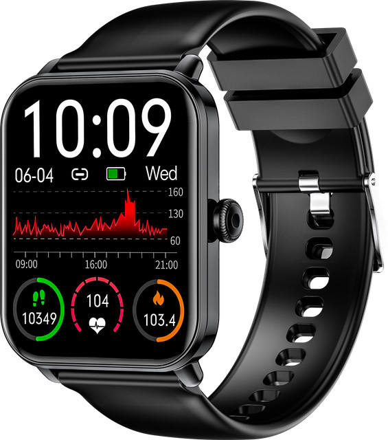 Beafon Watch 102 Smartwatch in Schwarz mit Bluetooth und Calling-Funktion - Bild 1