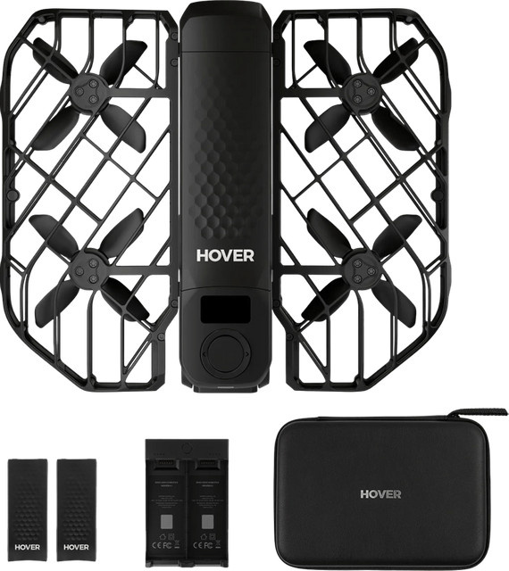HoverAir X1 PRO Retail Combo Mini-Drohne mit Action-Kamera in Schwarz - Bild 1