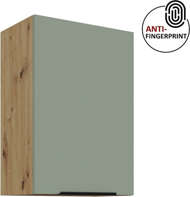 Küchen Hängeschrank ARIA Aquamarin matt mit Einlegeböden, Breite: 50 cm, Höhe: 72 cm - Bild 1