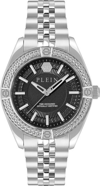 Philipp Plein Herrenuhr, Quarz, Edelstahl, Schwarz, 43 mm, 5 ATM - Bild 1