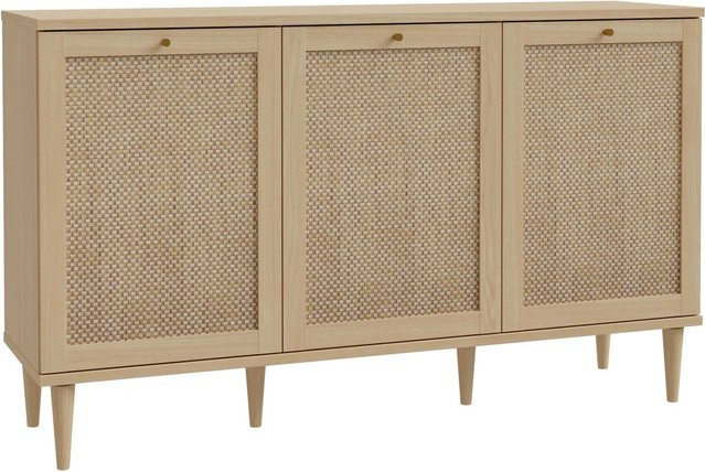 Premium Living Kommode Calasetta in Eichefarben mit Soft-Close-Schubladen und modernem Design - Bild 1
