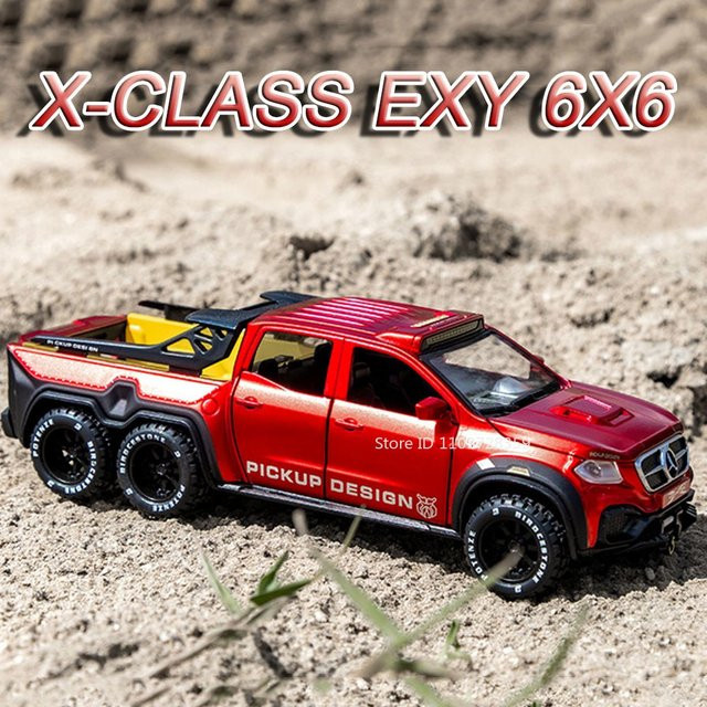 RMZ city X-KLASSE EXY 6X6, Modellspielzeug, Miniatur-Geländewagen, 1:28, Metalldruckguss, mit Licht und Sound - Bild 1