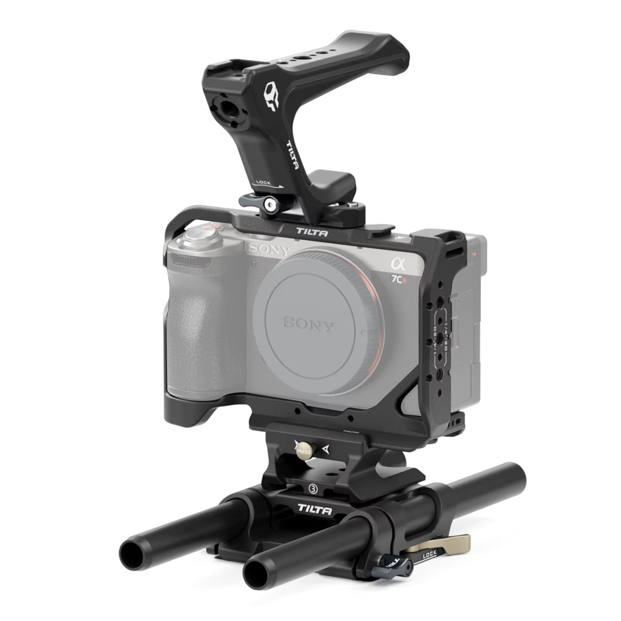 Tilta Kamerakäfig Halbkäfig für Sony a7C II und Sony a7C R in Schwarz mit HDMI-Kabelklemme TA-T60-HCC-TG - Bild 1