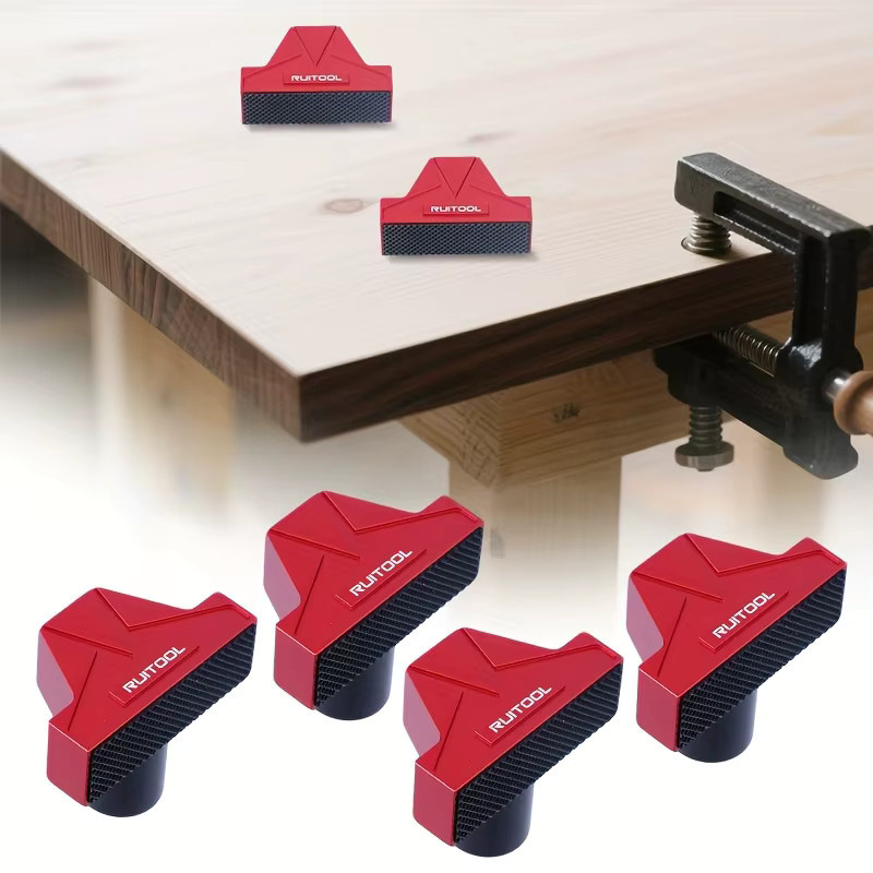 RUITOOL Werkbankstopper aus Aluminiumlegierung in Rot, 20mm MFT-Tischzubehör für die Holzbearbeitung und Positionierung - Bild 2