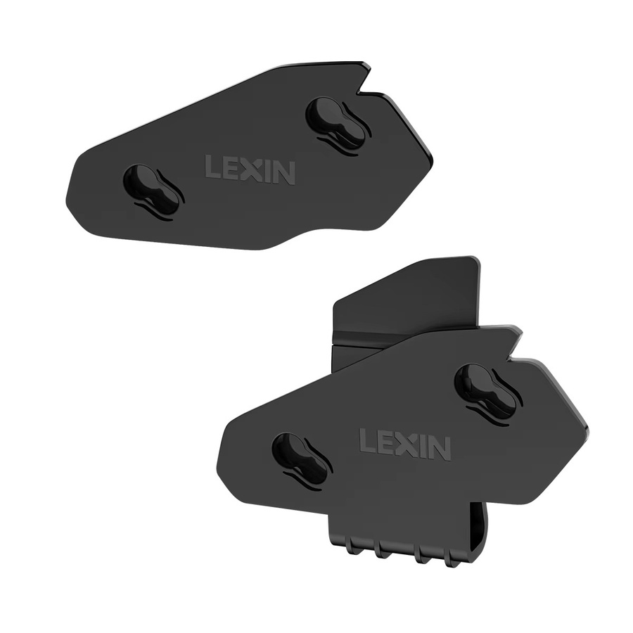 Lexin G2/G2P Zubehör Set für Bluetooth Helm Interphone mit 3,5 mm Jack Stecker und Halterung in Schwarz - Bild 3
