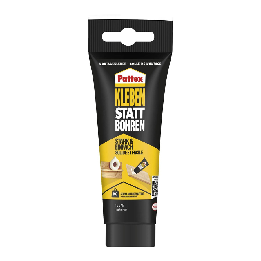 Pattex Montagekleber Kleben statt Bohren weiß 250 g Tube - Bild 2
