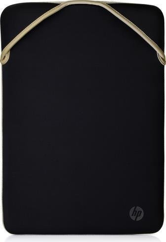 HP Reversible Protective Laptop Sleeve 15.6 Zoll aus Neopren in Gold/Schwarz (2F2K6AA) - Bild 1