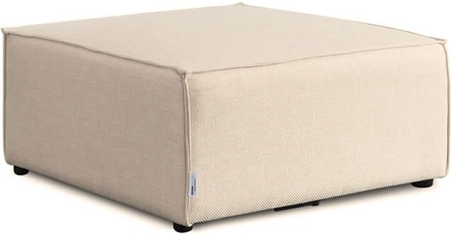 HOME DELUXE Modulares Sofa Hocker VERONA in Beige, B/T/H: 87 x 87 x 87 cm - Bild 1