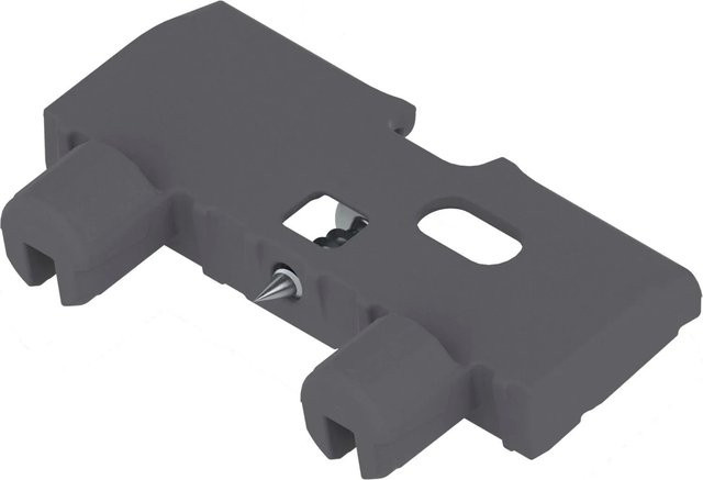 Blum Bodenabstützwinkel für Tandembox aus Kunststoff in Staubgrau Ral 7037 - Bild 1