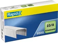 Rapid Heftklammern Standard 23/8 aus Stahl in Silber - Bild 1