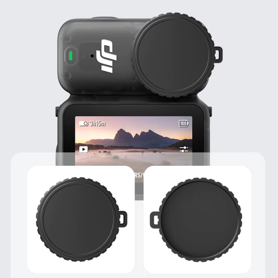 DJI Osmo Nano Silikon-Objektivabdeckung in Schwarz – Kratzfester und staubdichter Kameraschutz - Bild 4