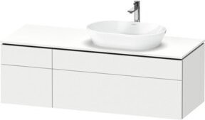 Duravit Waschtischunterschrank L-Cube in Weiß Hochglanz, B/T/H: 142 x 55 x 48,2 cm - Bild 1