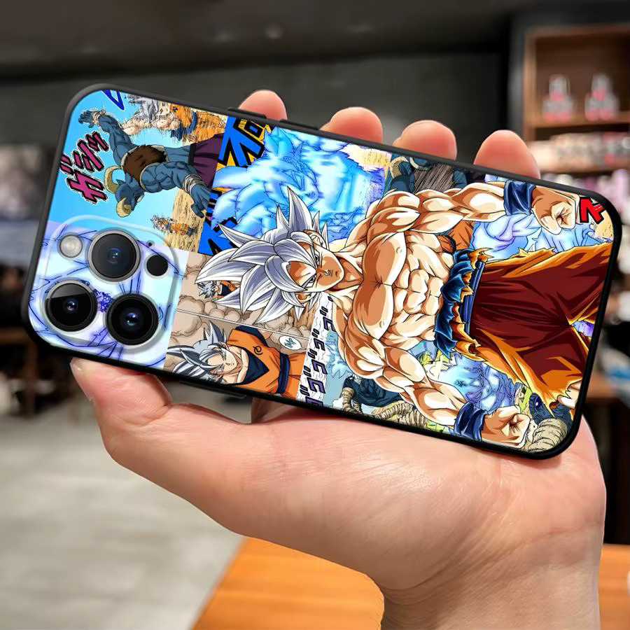 Dragon Ball Anime Handyhülle für iPhone Modelle in Schwarz und Multicolour - Bild 3
