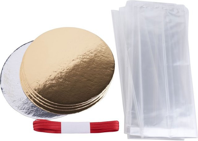 Zischka Klarsichtbeutel mit Bodenkarton transparent B/T/H: 40,0 x 12,0 x 5,0 cm - Bild 1