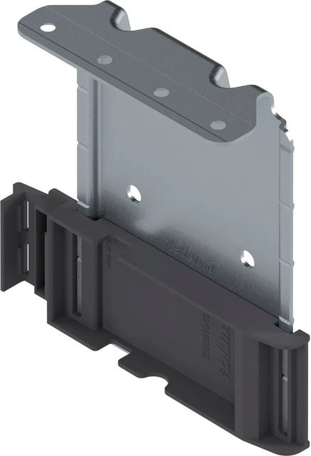 Blum Aufnahmewinkel Servo Drive Z10D6252 Adapter Auszug Oben Tiefgrau Verzinkt - Bild 1