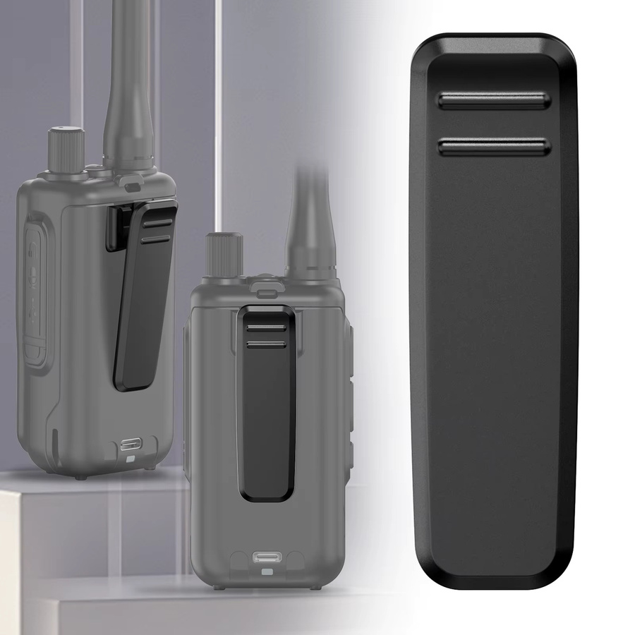 Baofeng UV-5R Mini Walkie-Talkie Ersatzteil Rückenclip in Schwarz - Bild 3