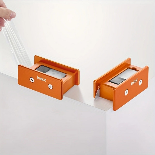 Imbot Präzisions-Schneidemesser aus Aluminiumlegierung mit versteckter Klinge in Orange - Bild 1