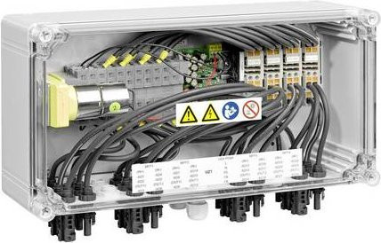 Weidmüller Generatoranschlusskasten WM4 11 PVC DC 2I 1O 4MPP in Rot und Transparent - Bild 1