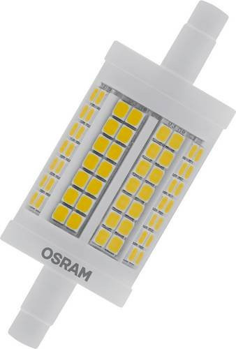 Osram R7s LED Leuchtmittel Kolbenform, 12W, Warmweiß, dimmbar, Durchmesser: 28 mm, Länge: 78 mm - Bild 1