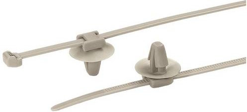 HellermannTyton Kabelbinder PT2AP2SFT6.5-PEEK-BGE Beige, Länge: 145 mm, Breite: 3,4 mm - Bild 1