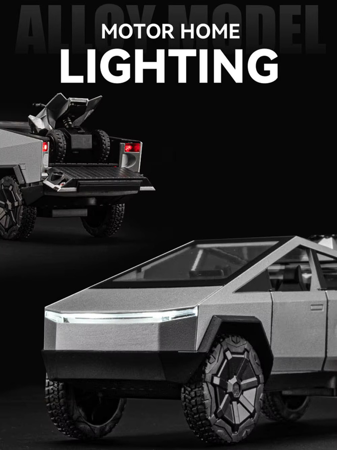 RMZ city Pickup Modell Auto, 1:32, Metall, mit Licht und Sound - Bild 3