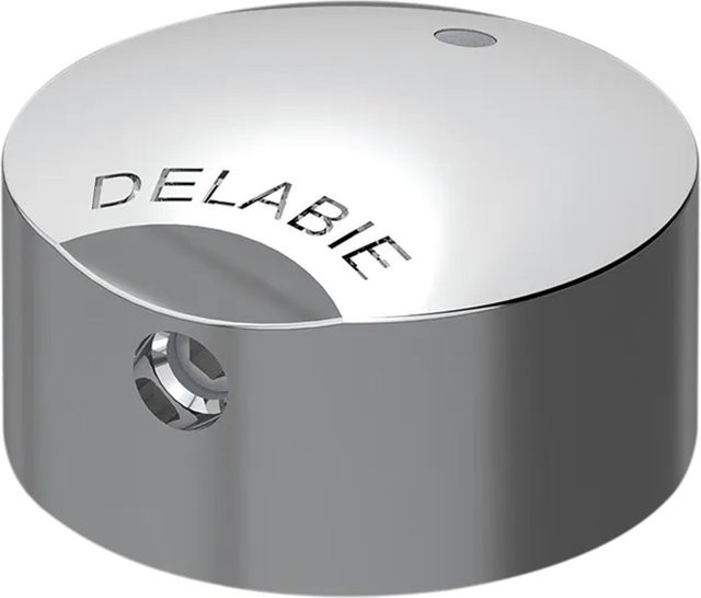 Delabie Bedienelement für TEMPOSOFT 2 Urinal aus Edelstahl in matt Silber/Grau - Bild 1