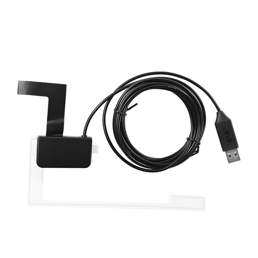 NAVIFANS DAB+ Antenne mit USB-Adapter und GPS für europäische Android-Autoradios, Schwarz - Bild 2