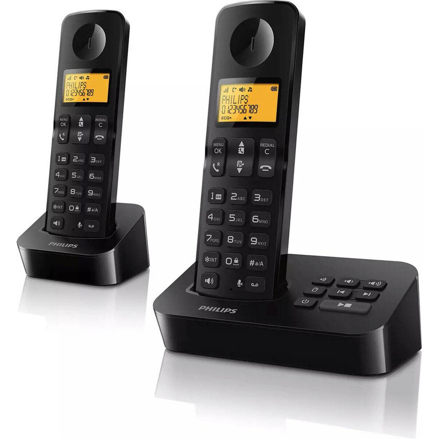 Philips Telefon-Set D2652B/01 in Schwarz - Bild 3