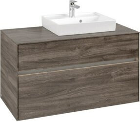 V&B Waschtischunterschrank Collaro mit LED-Beleuchtung, B/T/H: 100 x 54,8 x 50 cm - Bild 1